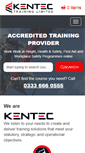 Mobile Screenshot of kentectraining.co.uk